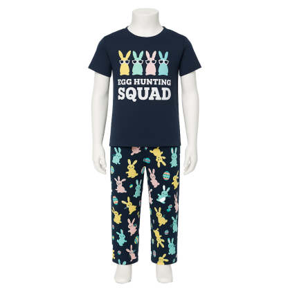 Light And Comfortable Graphic Printed Snug Fit Pajamas