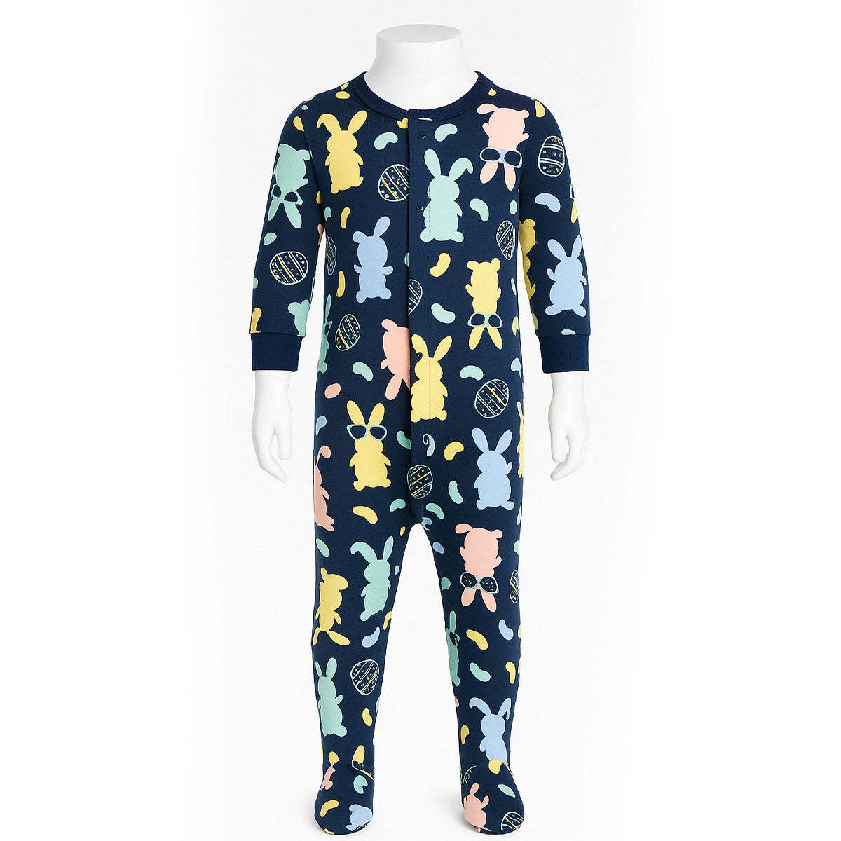 Light And Comfortable Graphic Printed Snug Fit Pajamas