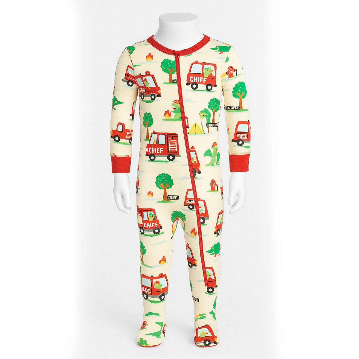 Light And Comfortable Graphic Printed Snug Fit Pajamas