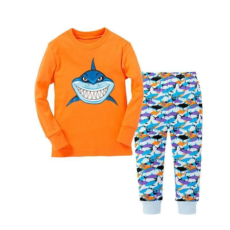 Shark-Themed Pajama Set - Children Pajamas