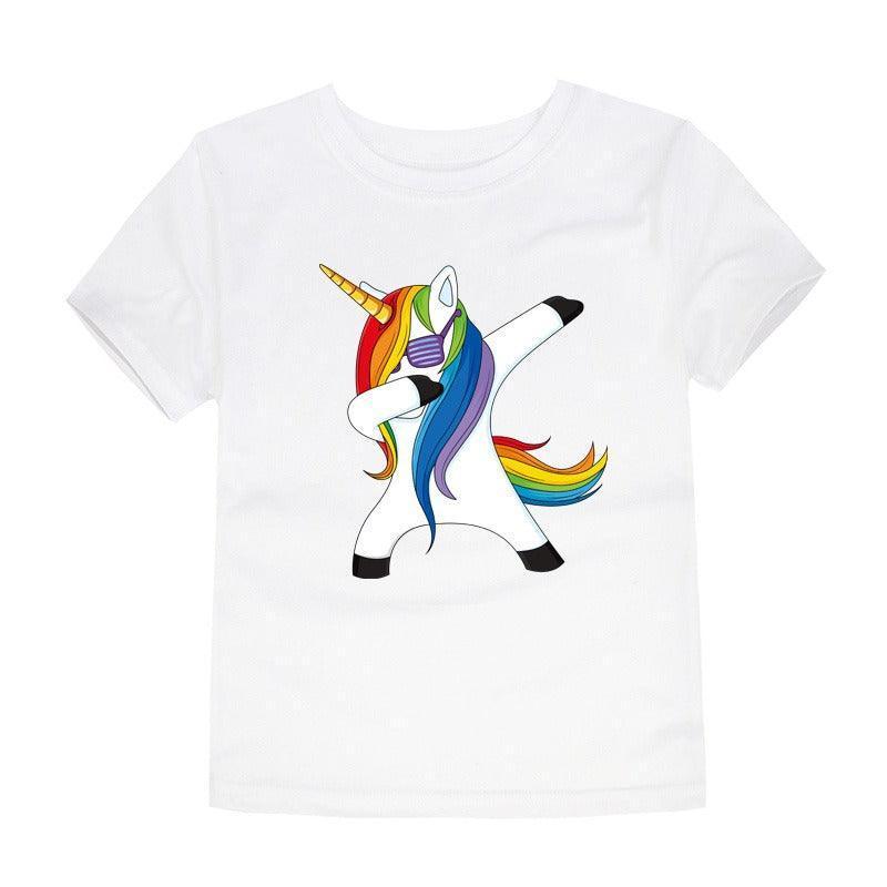 Unicorn Dance Pose T-Shirt - Children Pajamas