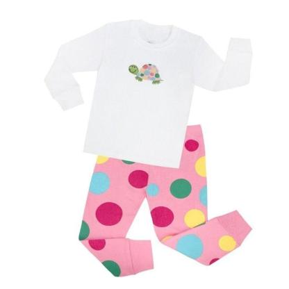 Turtle Print Pajama Set - Children Pajamas