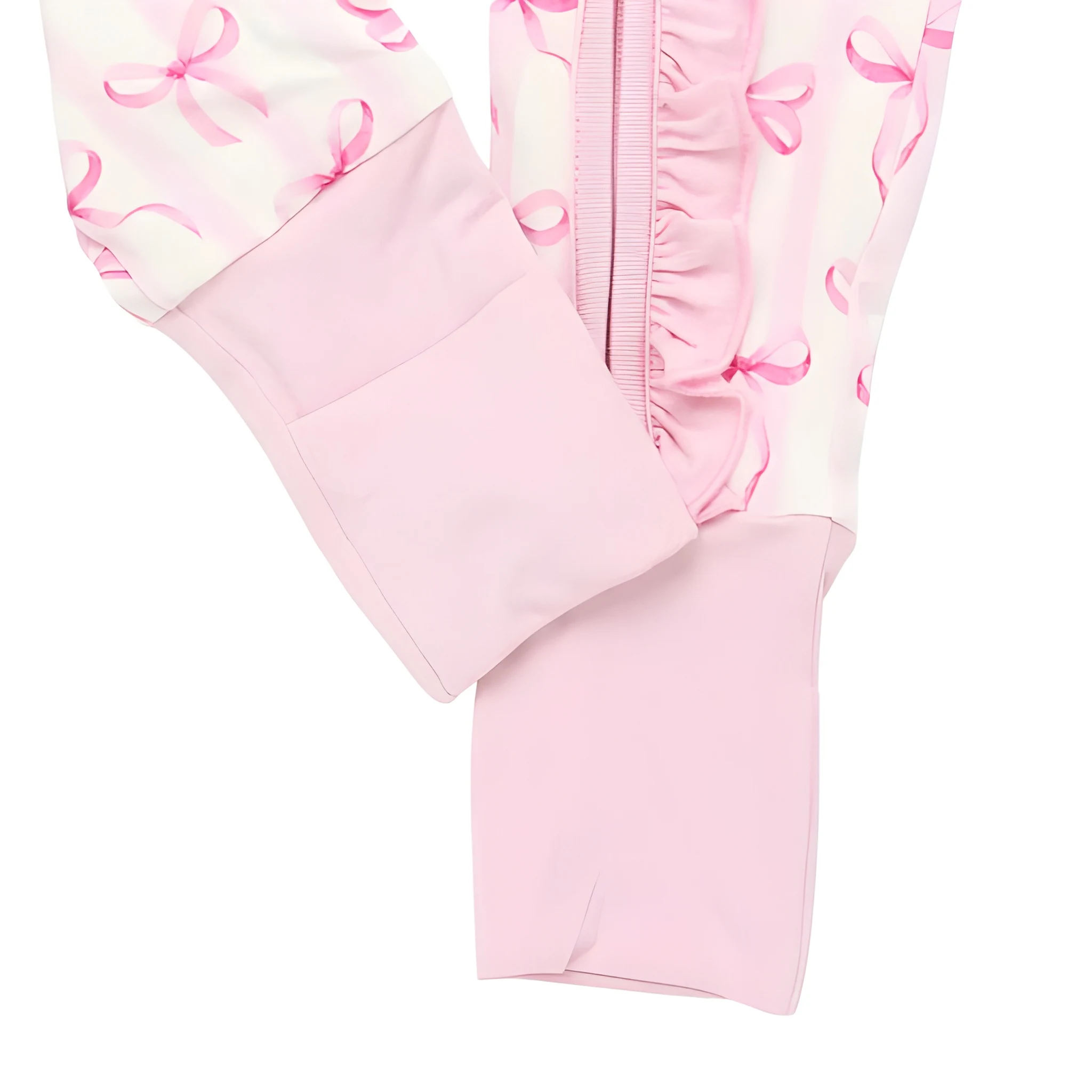 Ruffle Rosy Zippy Pajamas