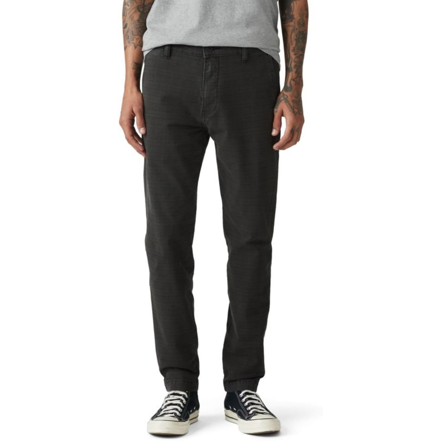  Standard Tapered Chino PantsTapered Chino Pants With Stretch Comfort And Casual Style For Men - Image 8