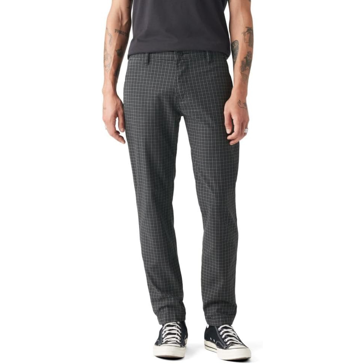 Standard Tapered Chino PantsTapered Chino Pants With Stretch Comfort And Casual Style For Men - Image 11