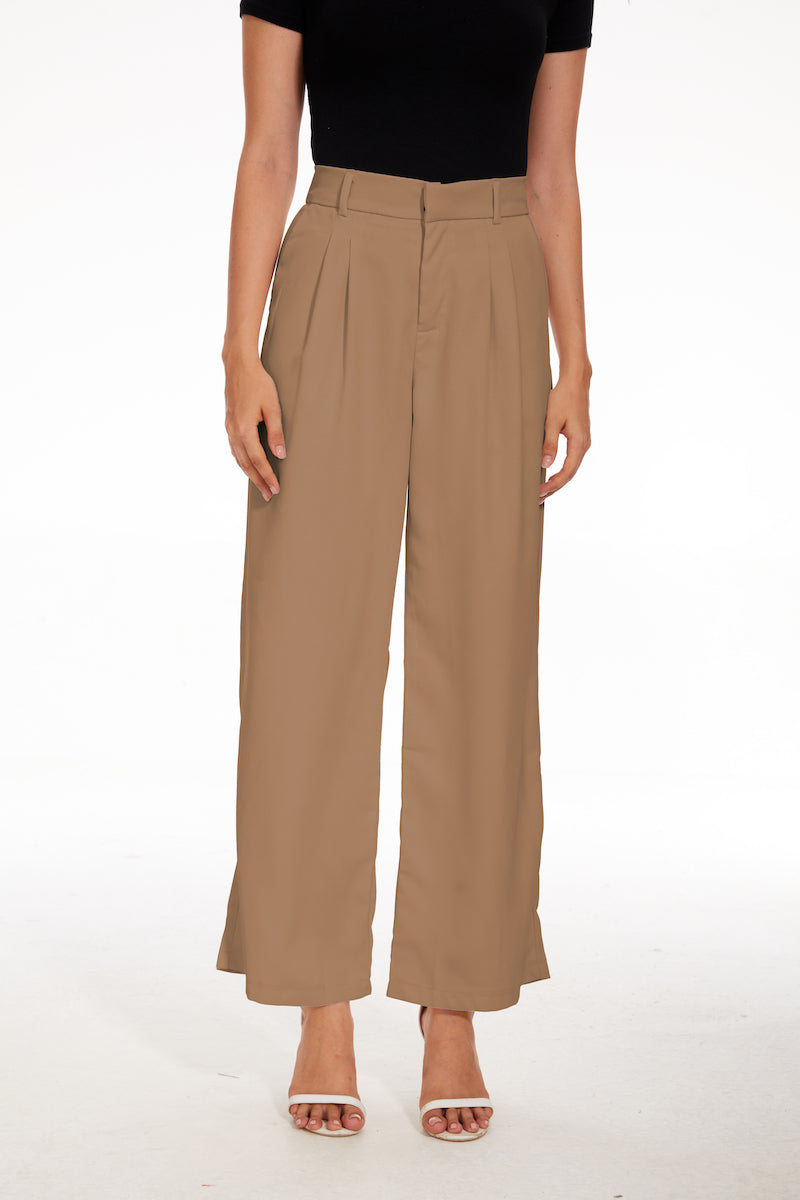 The Effortless Tailored Wide Leg Pants-My Comfy Pant