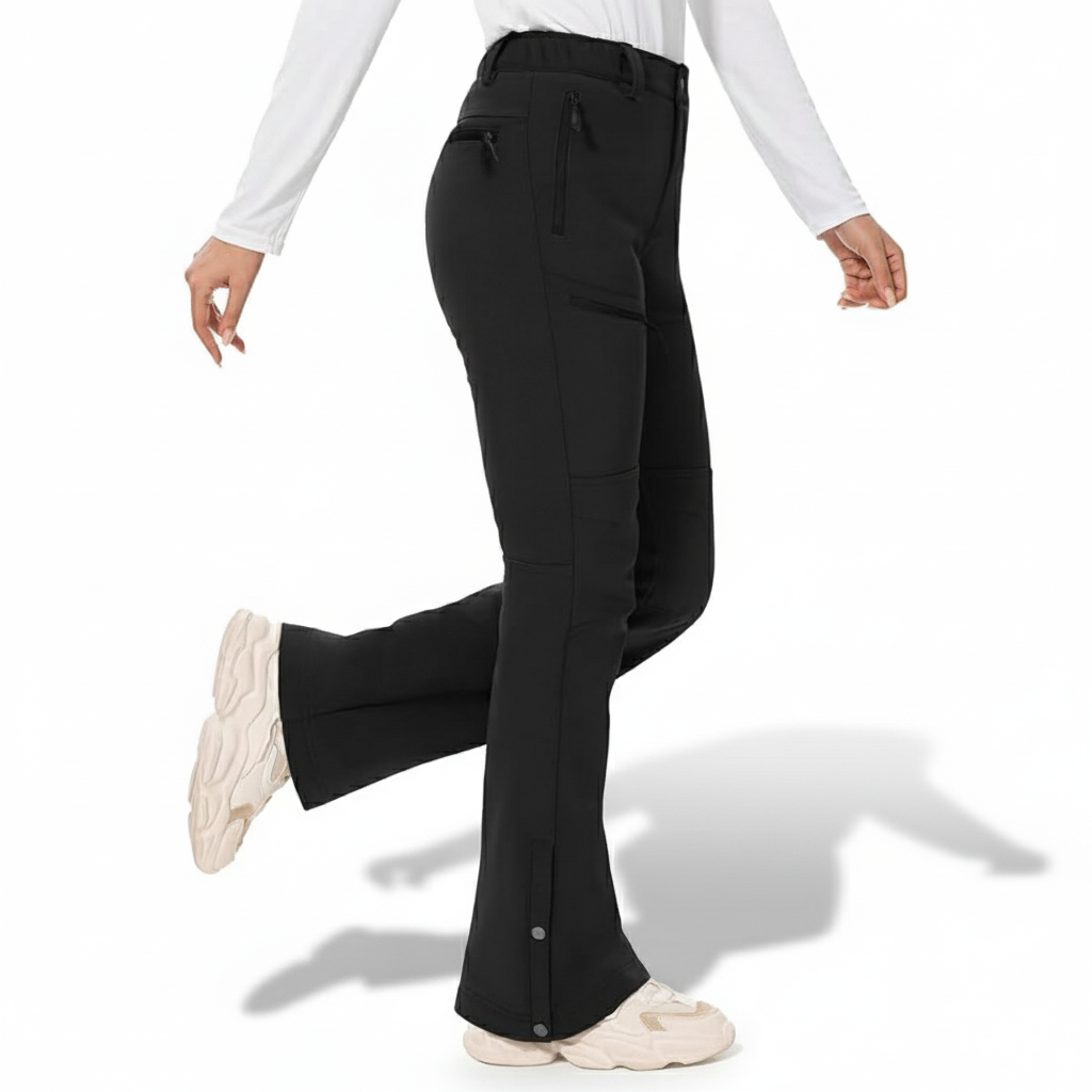 Winter Waterproof Fleece Lined Ski Pants For Women