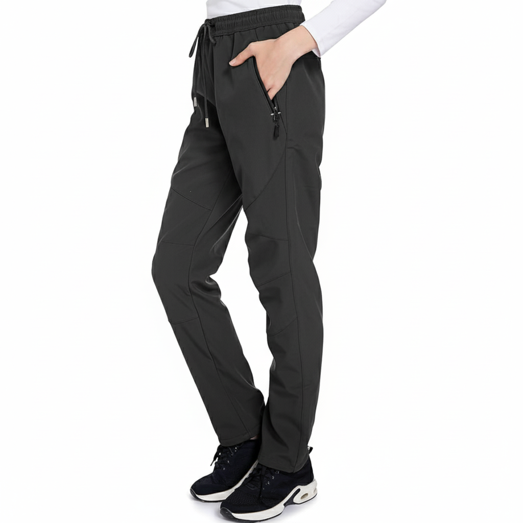 Waterproof Fleece Lined Snow Pants For Women Hiking