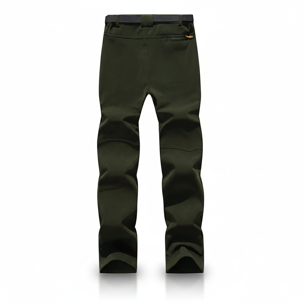Men Waterproof Fleece Hiking PantsFleece Lined Hiking Pants For Men With Waterproof And Windproof Features - Image 4