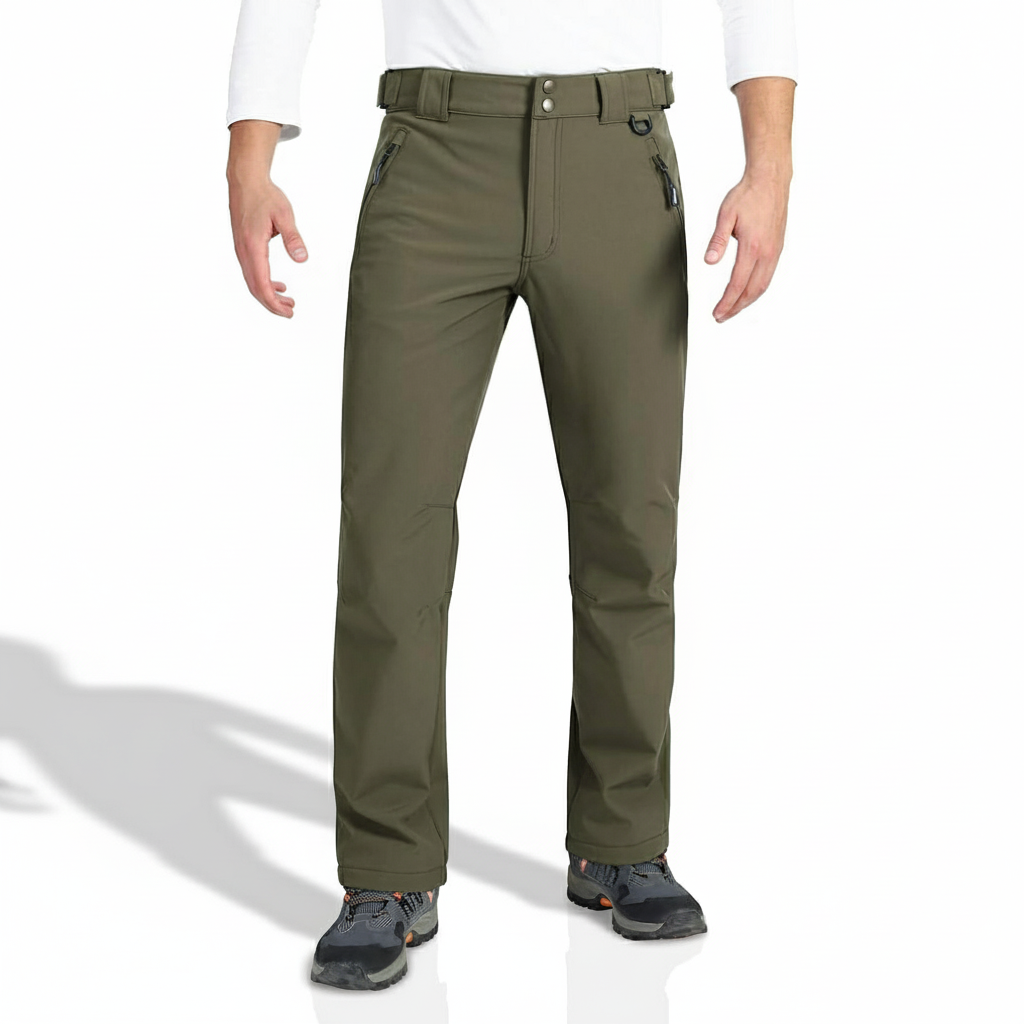 Mens Waterproof Fleece Lined Snow Pants