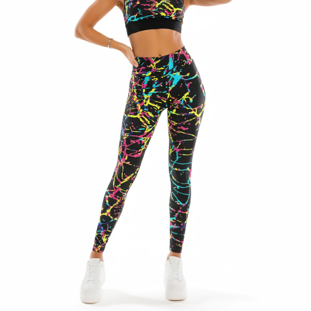 Women High Rise Printed Leggings