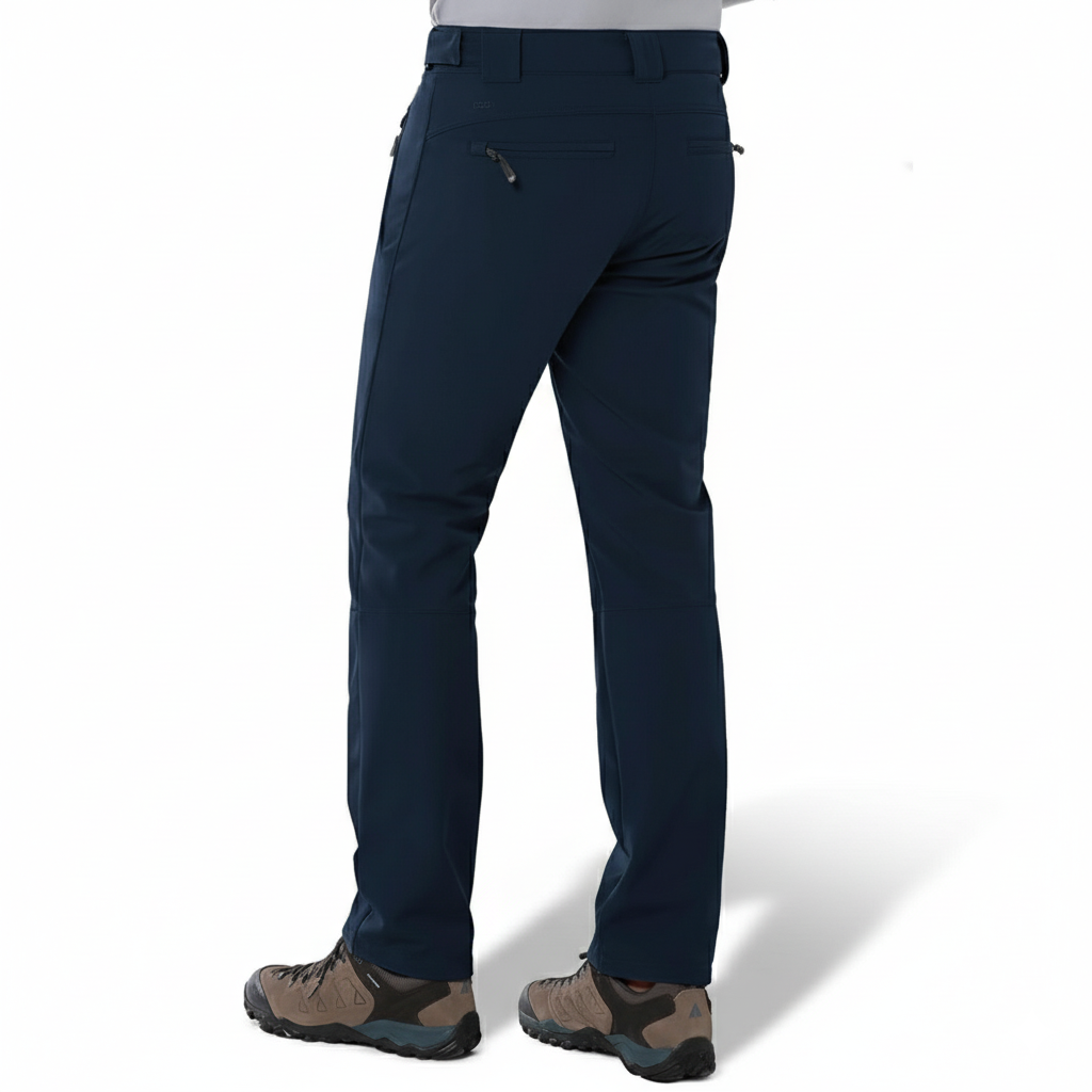 Men Fleece Lined Winter Ski PantsInsulated Waterproof Fleece Lined Softshell Winter Pants - Image 8