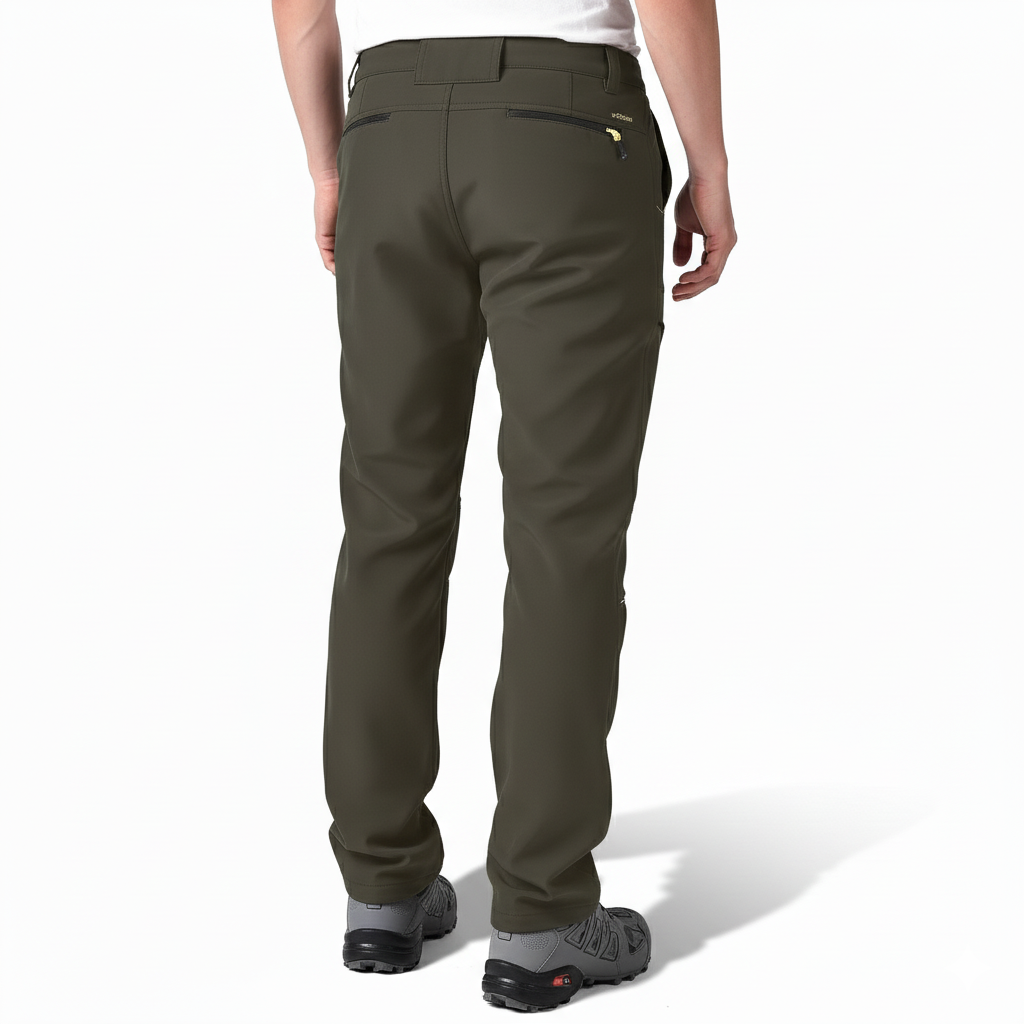 Men Fleece Lined Winter Snow PantsFleece Lined Winter Snow Pants For Men  - Image 4