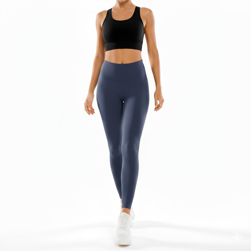 Women’s High Rise LeggingsFull Length Yoga Pants Stretchy Athletic Leggings - Image 5