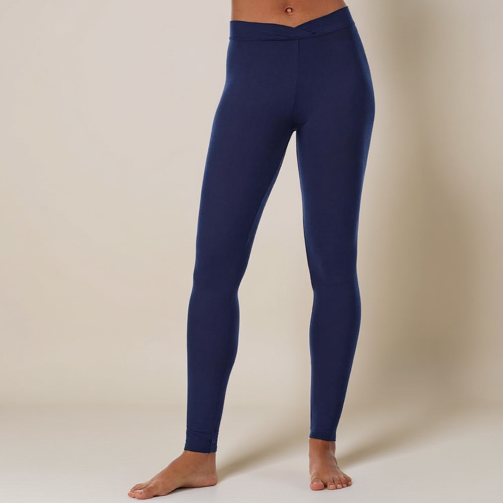 Women Stretch Leggings with Lightweight Base Layer