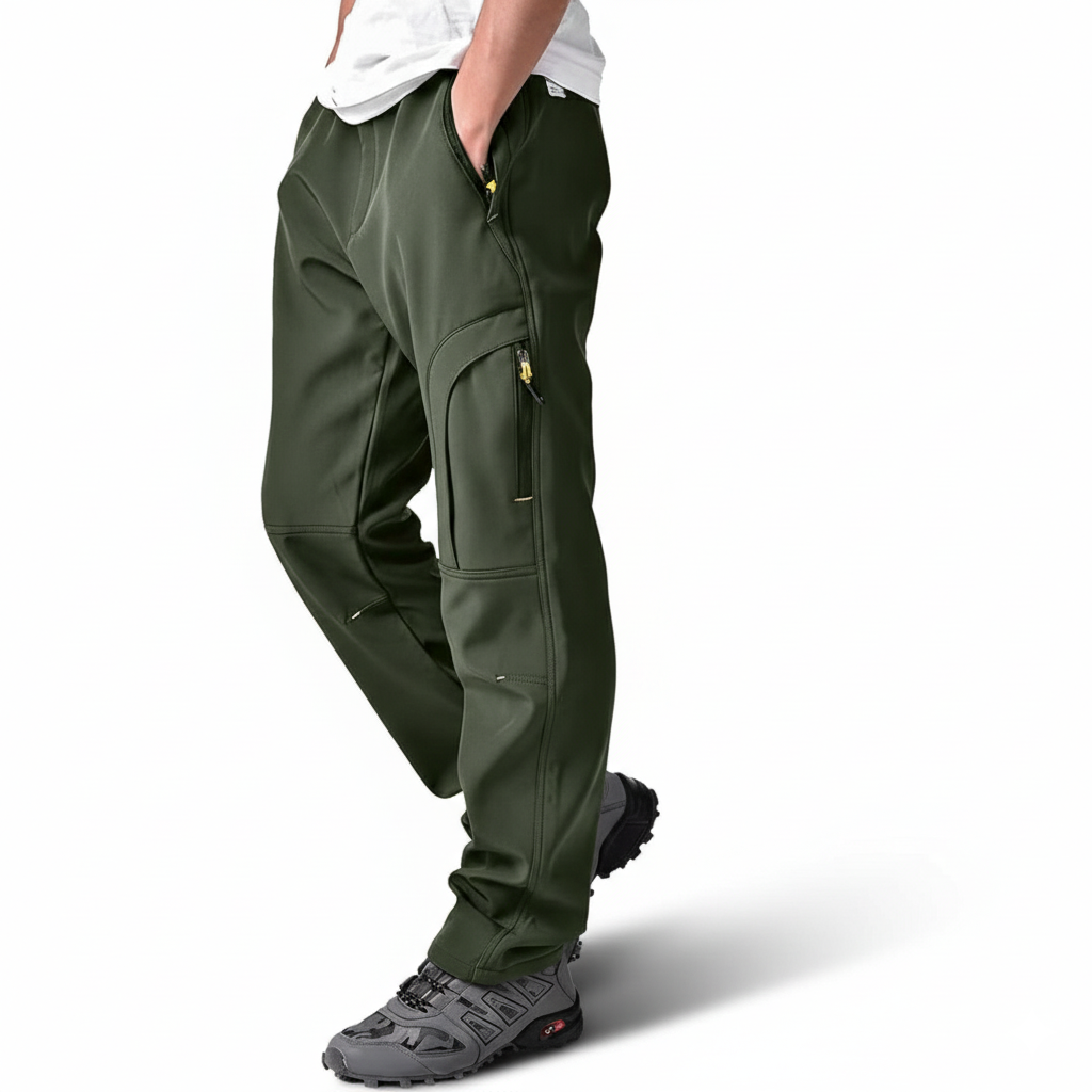 Men Fleece Lined Winter Snow PantsFleece Lined Winter Snow Pants For Men  - Image 13