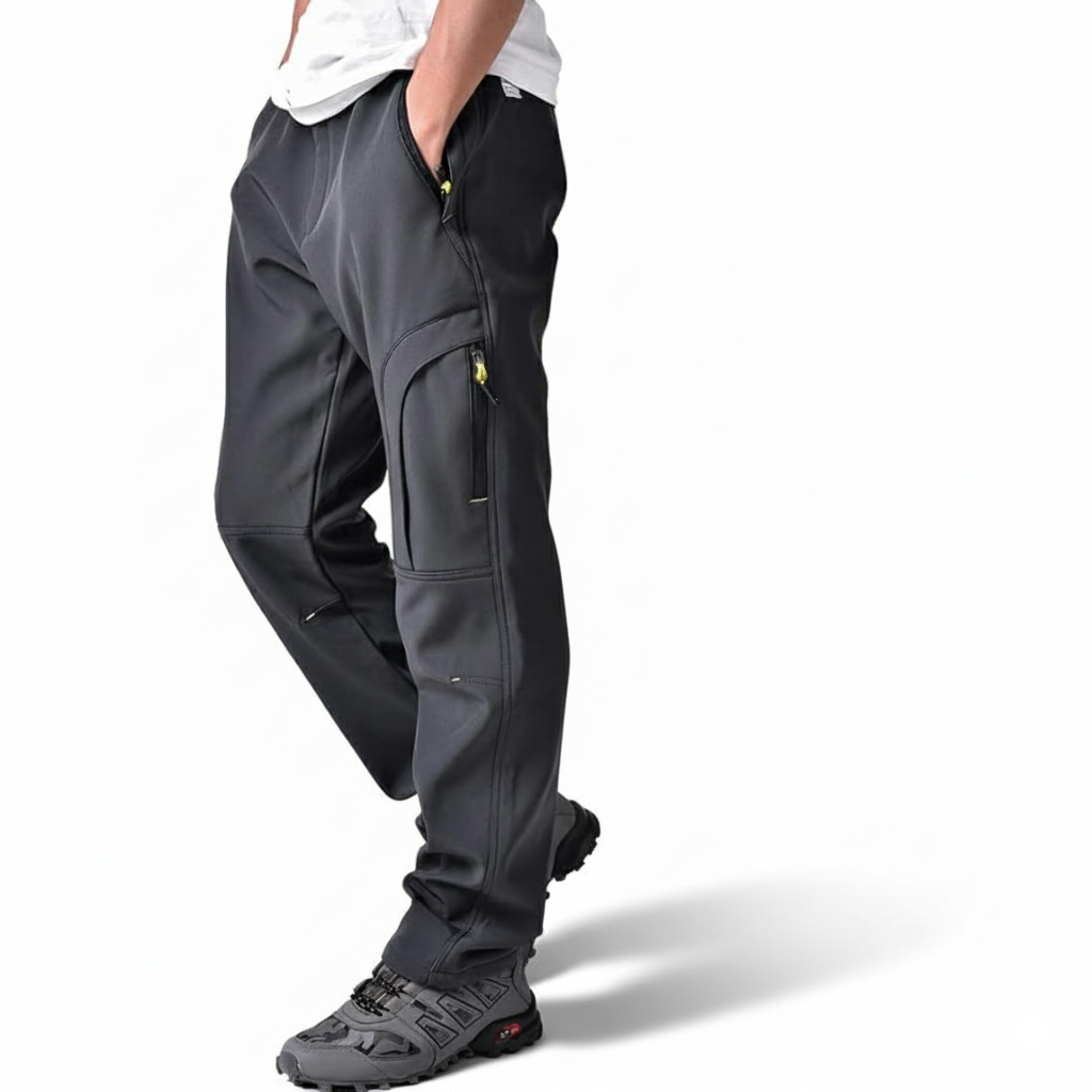 Men Fleece Lined Winter Snow PantsFleece Lined Winter Snow Pants For Men  - Image 10