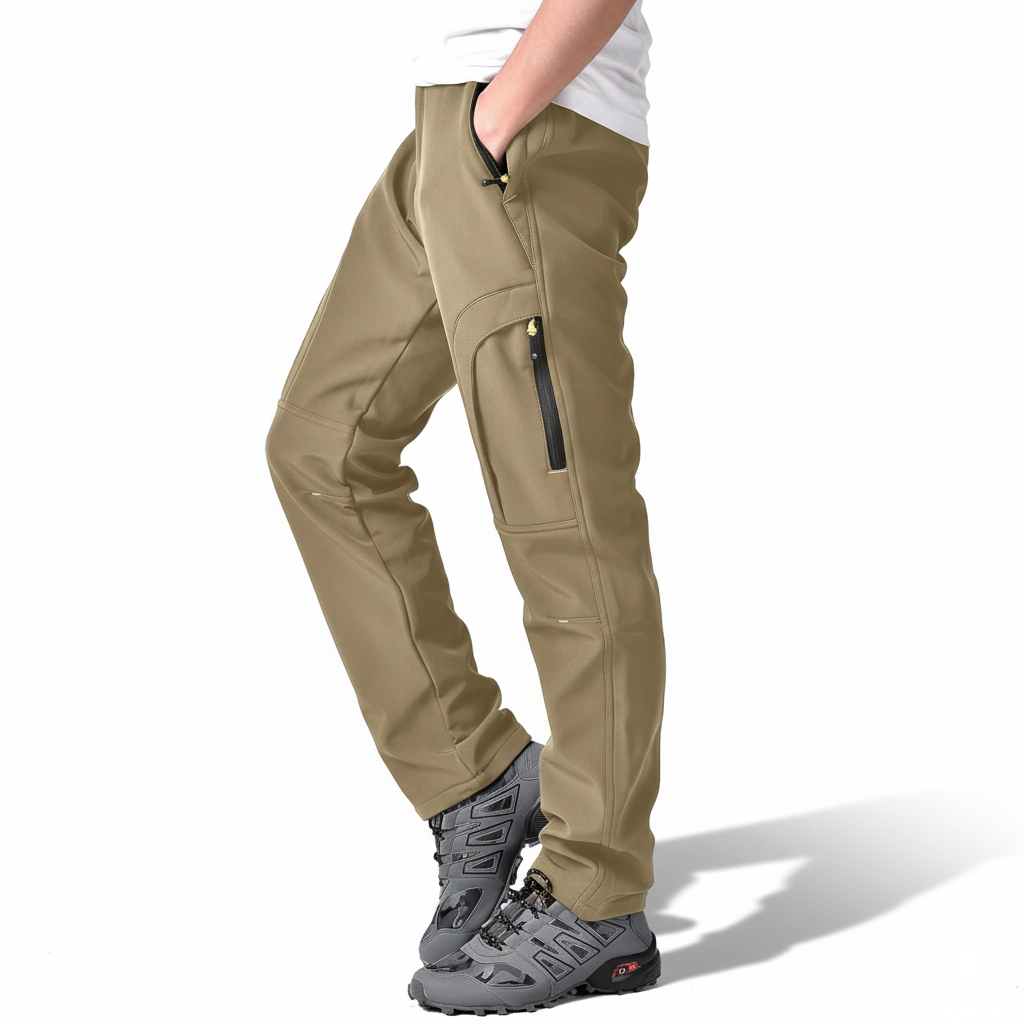 Men Fleece Lined Winter Snow PantsFleece Lined Winter Snow Pants For Men  - Image 8