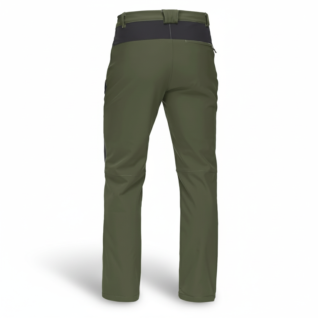 Men Waterproof Winter Cargo Pants with Fleece Lining For Ski And Hike