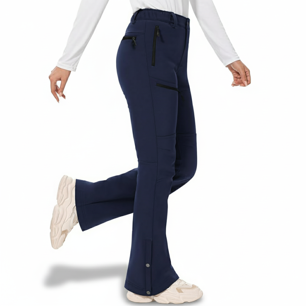 Winter Waterproof Fleece Lined Ski Pants For Women