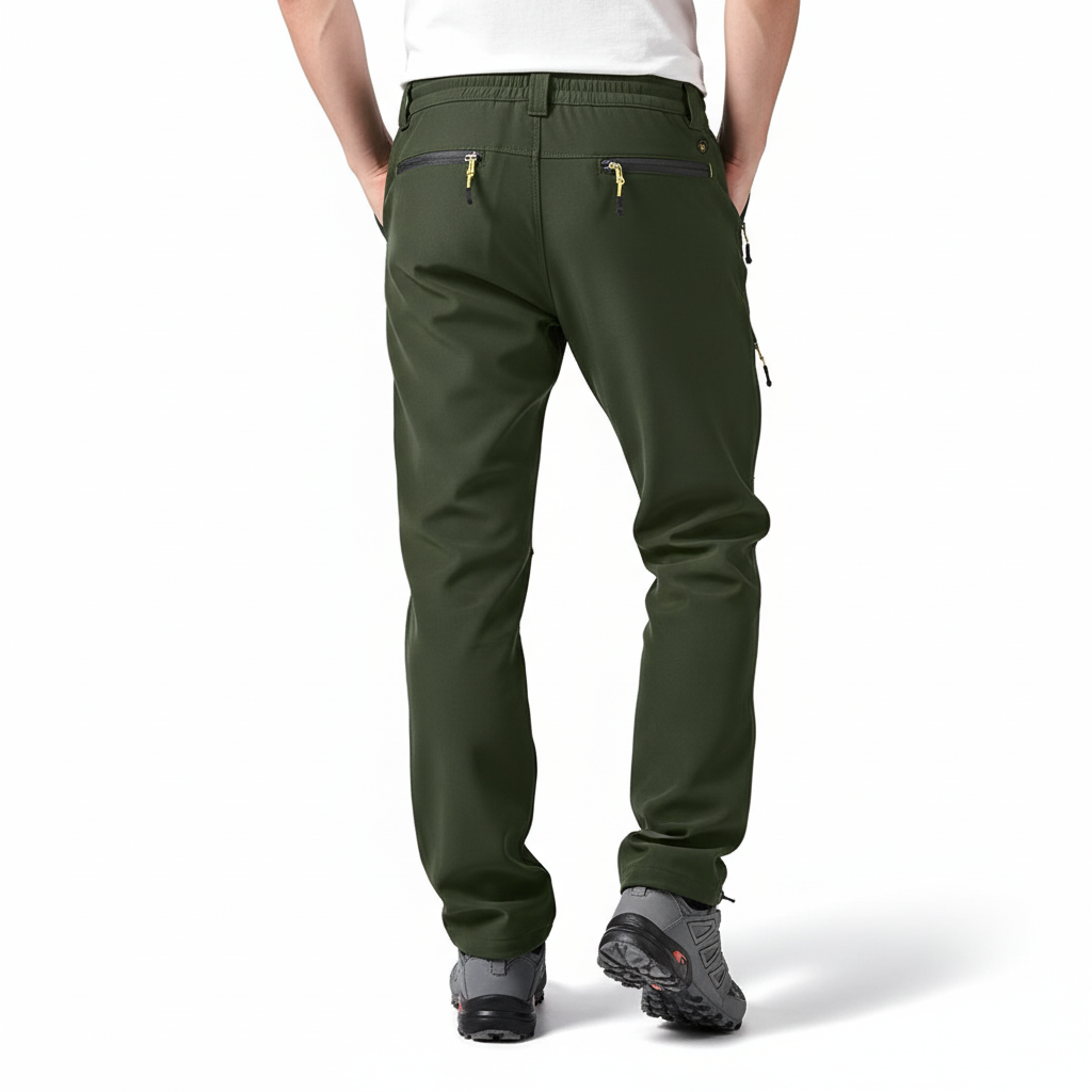 Men Fleece Lined Winter Snow PantsFleece Lined Winter Snow Pants For Men  - Image 6