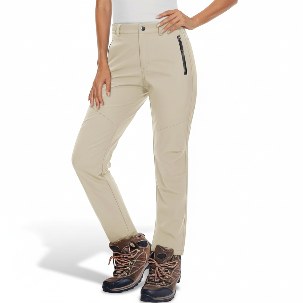 Women Softshell Winter Pants for Hiking and Snow SportsSoftshell Winter Pants For Hiking And Snow Sports For Women - Image 2