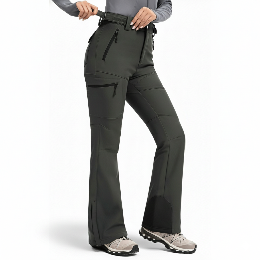 Water Resistant Fleece Lined Ski Pants For WomenWater Resistant Fleece Lined Ski Pants For Women - Image 5