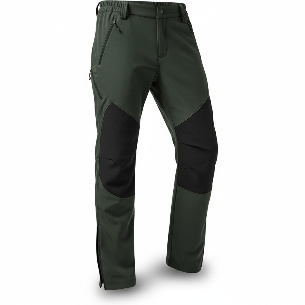 Men Fleece Lined Waterproof Snow PantsFleece Lined Waterproof Snow Pants For Men - Image 4