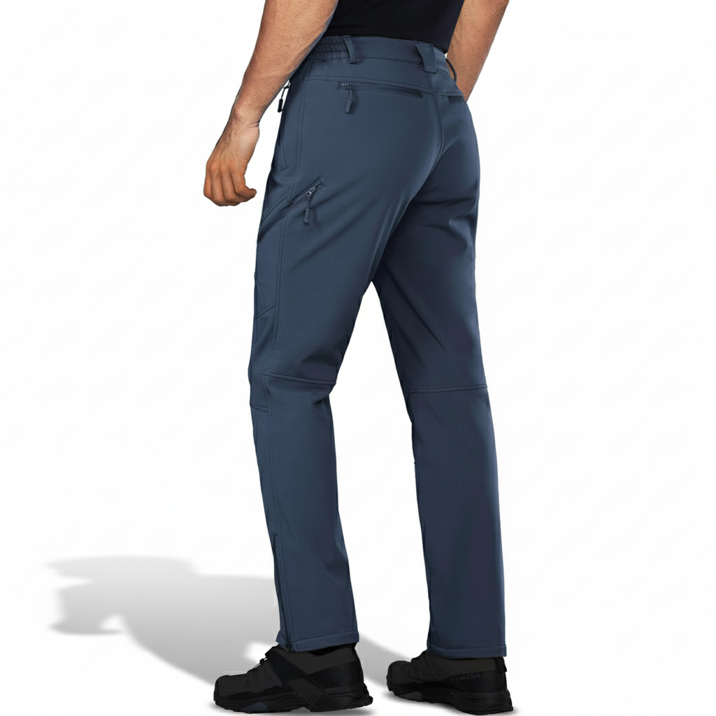 Mens Softshell Fleece Lined Winter Ski Pants