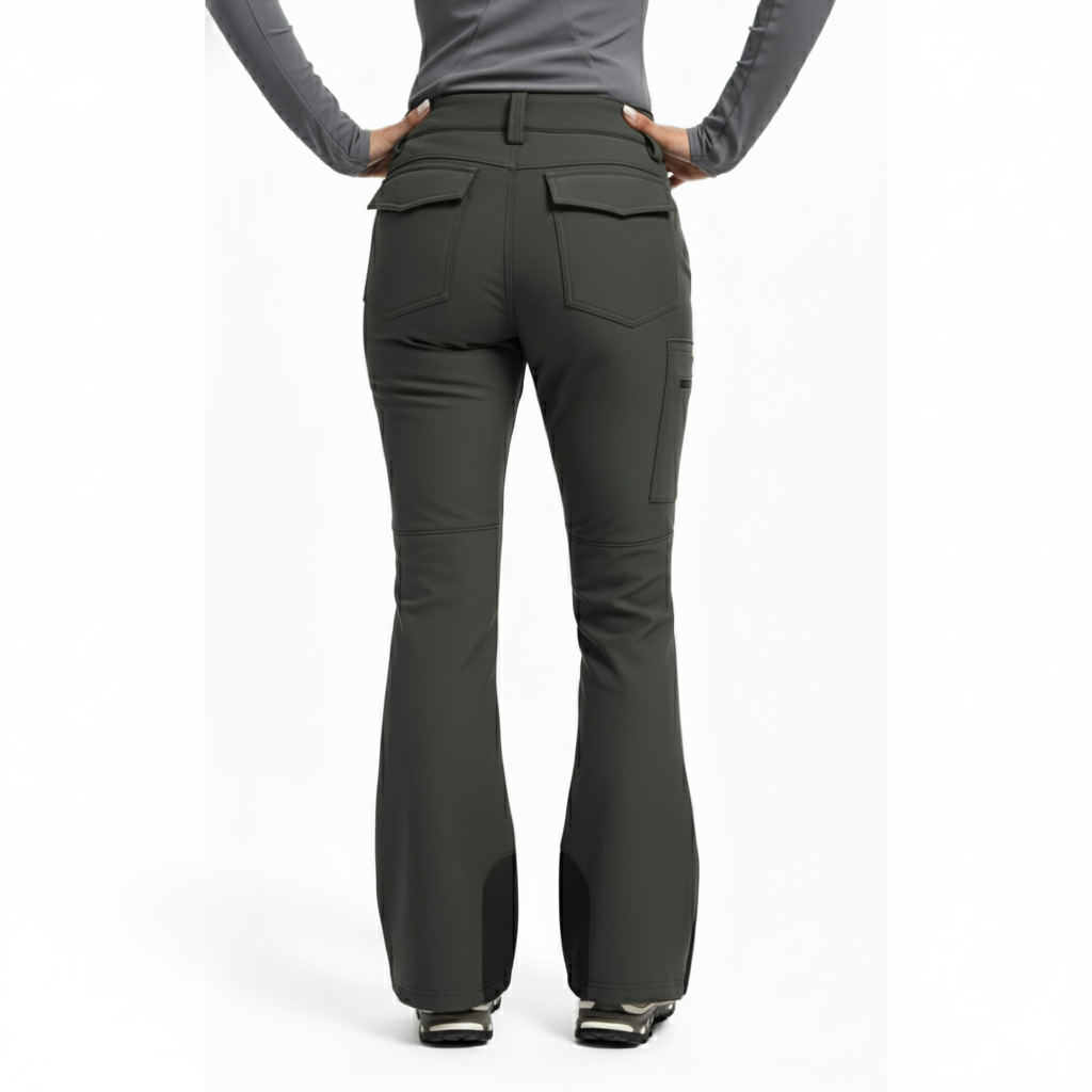 Water Resistant Fleece Lined Ski Pants For WomenWater Resistant Fleece Lined Ski Pants For Women - Image 7