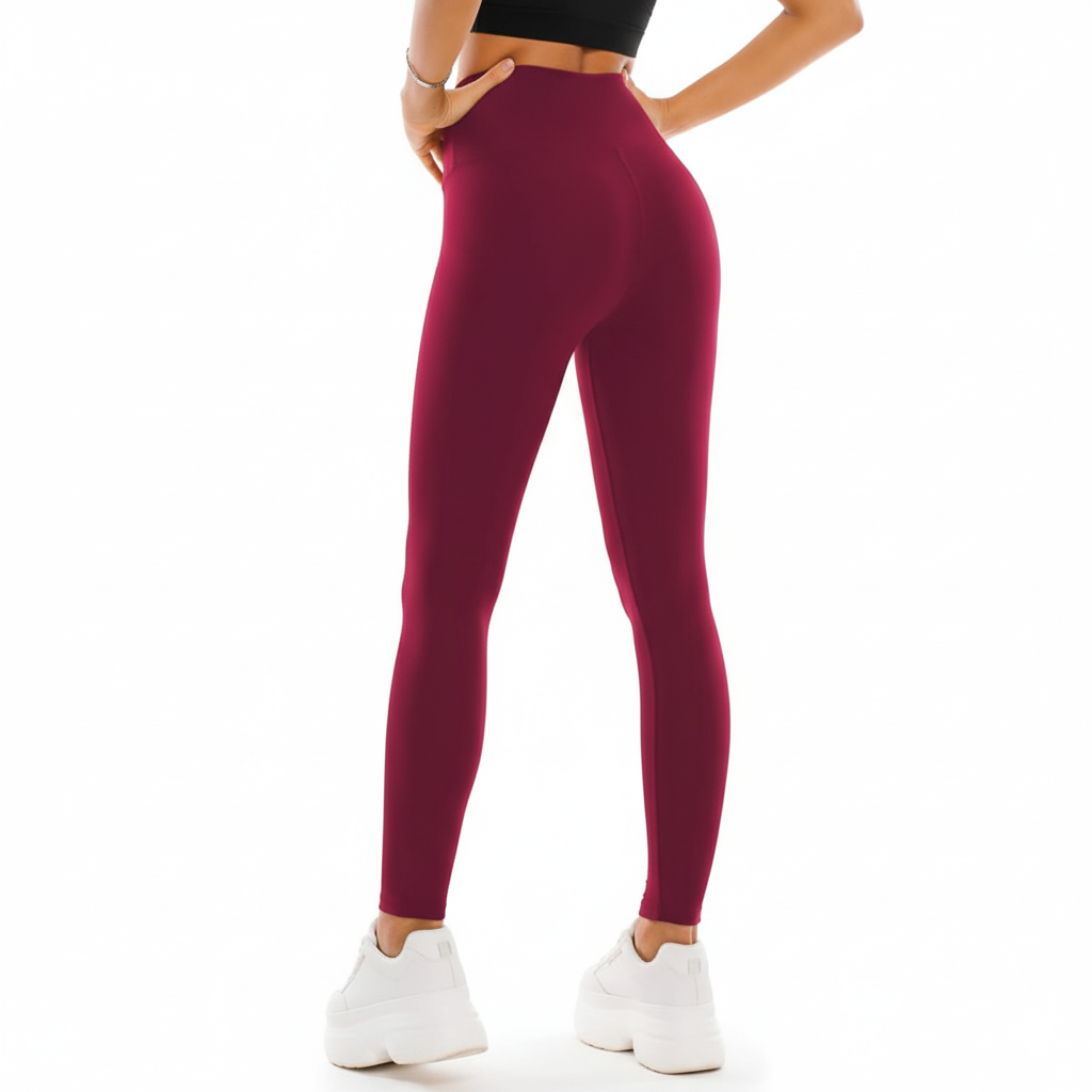 Women’s High Rise LeggingsFull Length Yoga Pants Stretchy Athletic Leggings - Image 35
