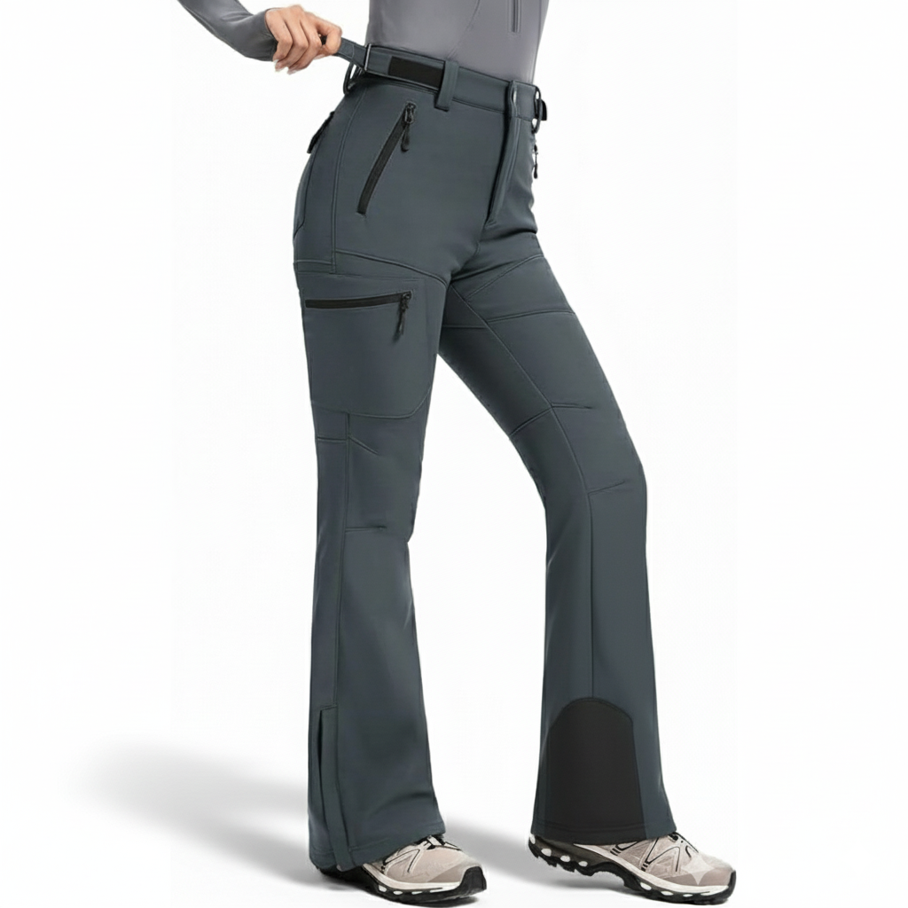 Water Resistant Fleece Lined Ski Pants For WomenWater Resistant Fleece Lined Ski Pants For Women - Image 3