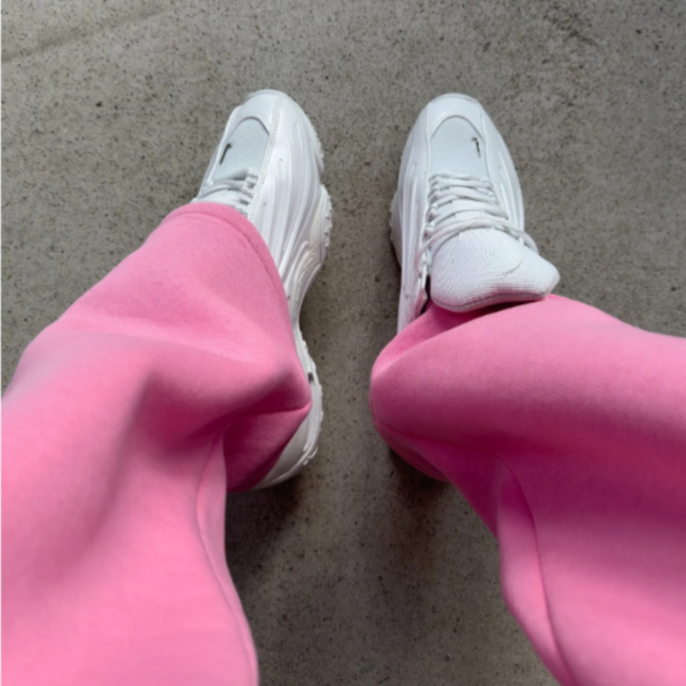 Tapered Zipper Hem Sweatpants-My Comfy Pant