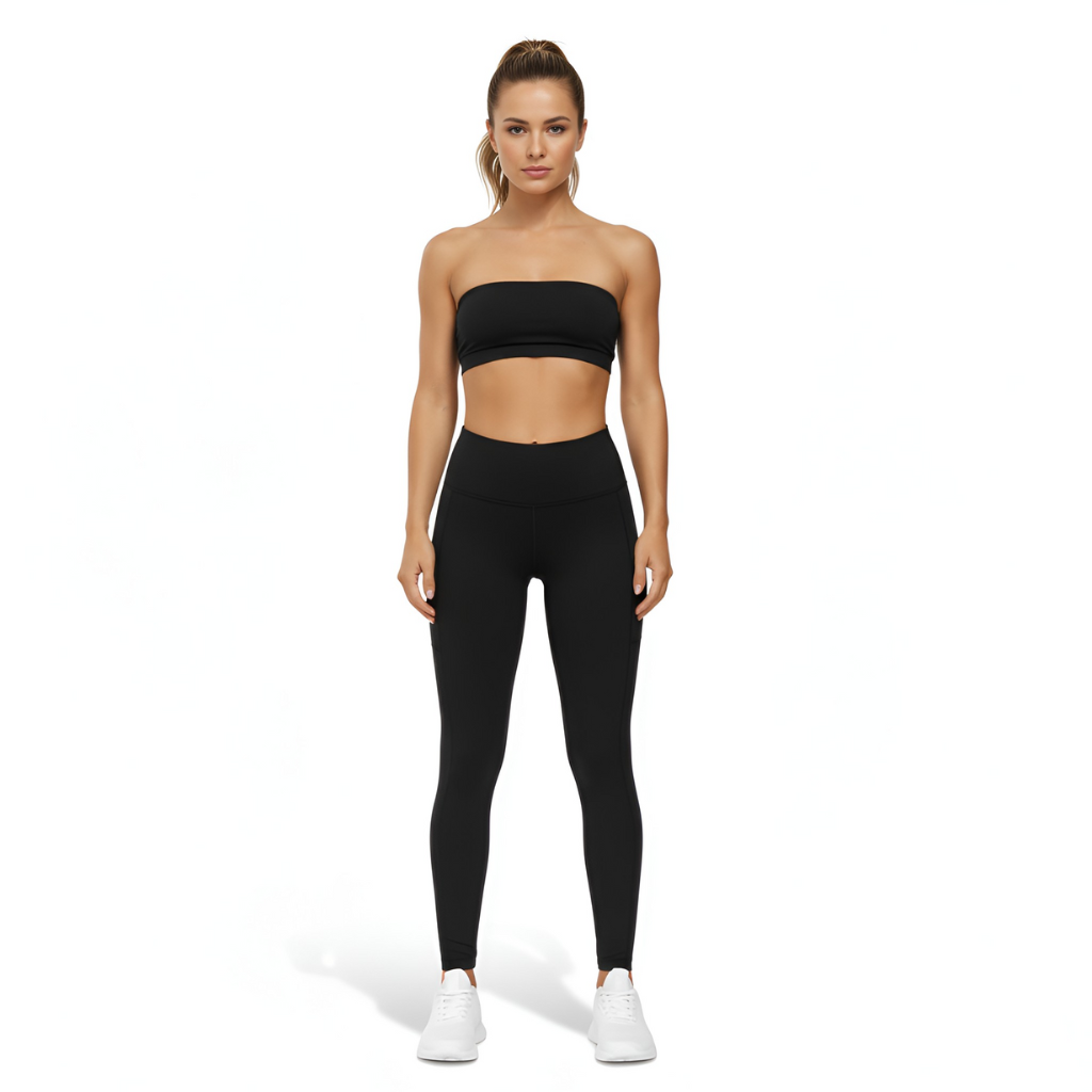 Yoga Pants Women Pockets Soft Stretch