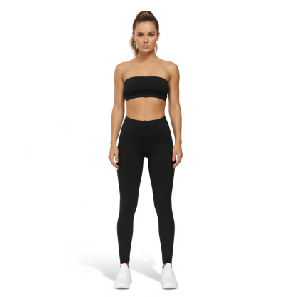 Yoga Pants Women Pockets Soft Stretch