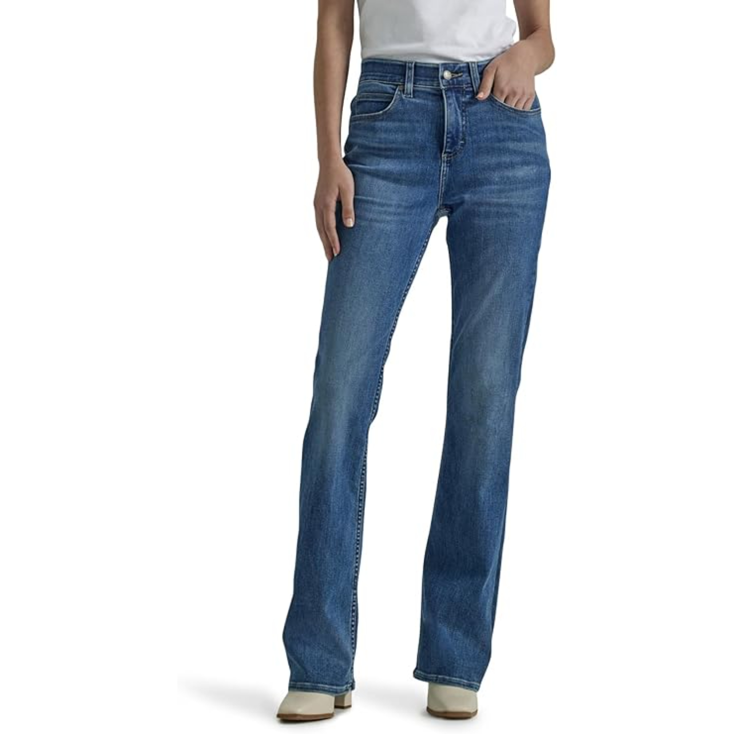 Women Comfort Flex Bootcut Jeans