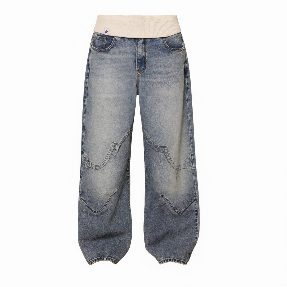 Low Rise Baggy Jeans For Women