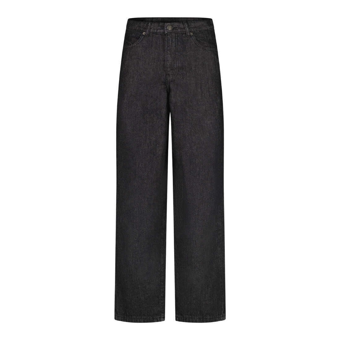 Baggy Denim Zip Fly Pocket Pants