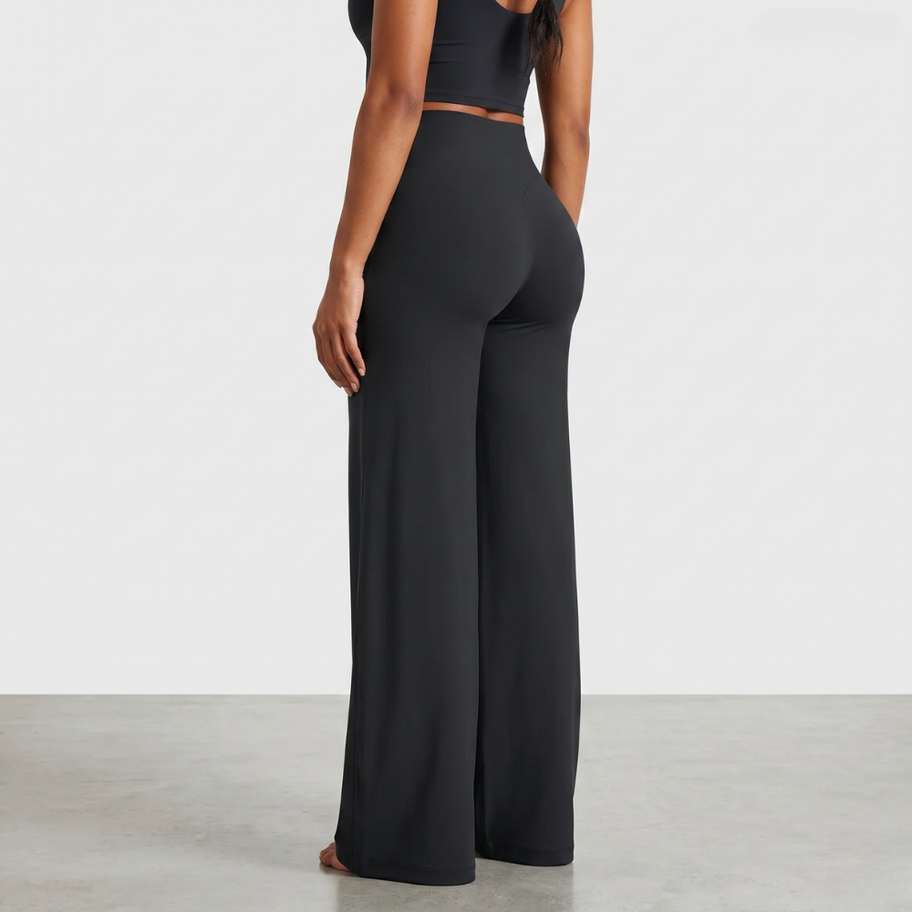 Structured Athletic Wide Sweep Yoga Pants