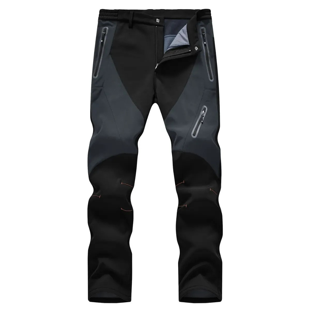 Zipper Pockets Climbing Thermal Jogger Trousers Thermal Lined Jogger pants men