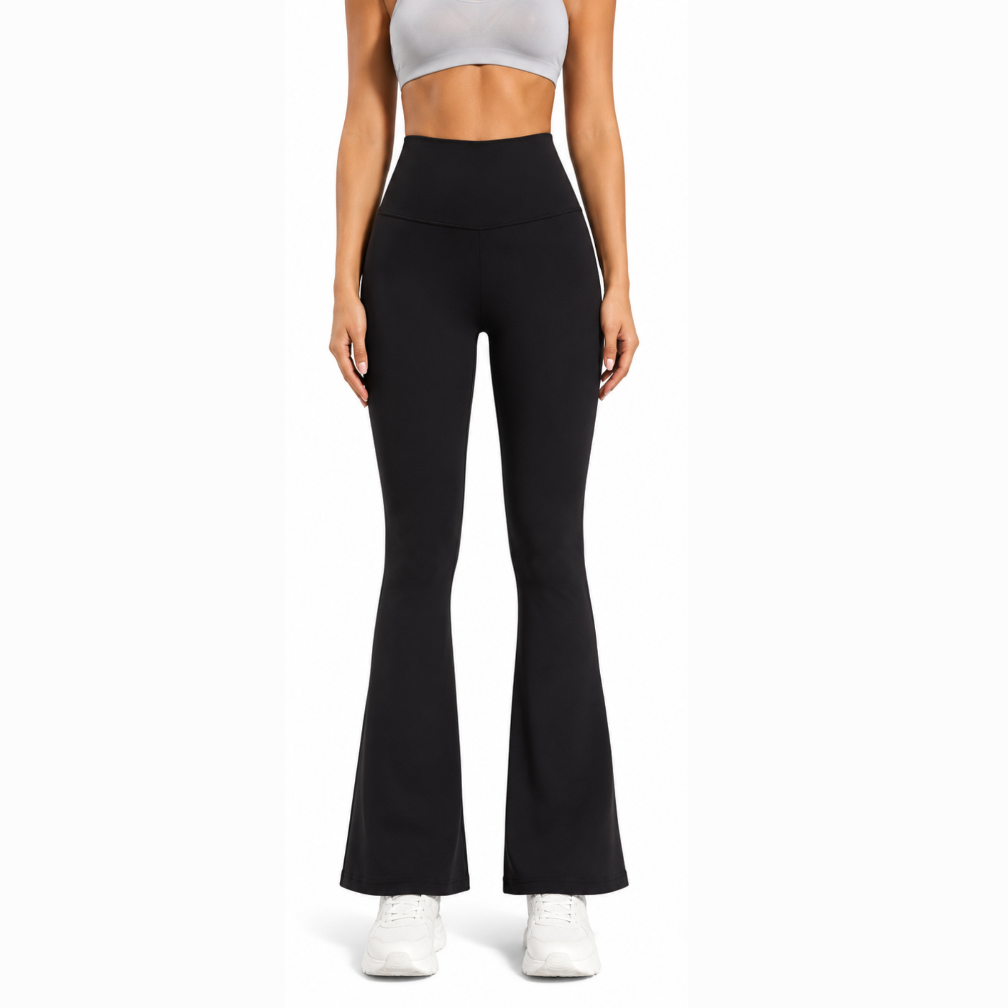 High Rise Flare Bootcut Stretchable Pants
