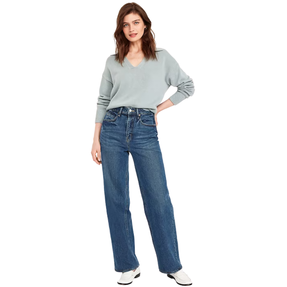 Extra High Rise Wide Leg Jeans-My Comfy PantExtra High Rise Wide Leg Jeans - Image 1