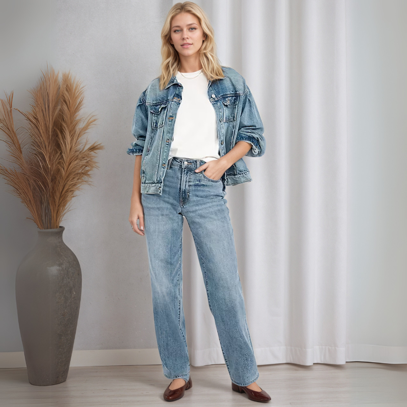 High-Waisted Loose Jeans For Women-My Comfy Pant