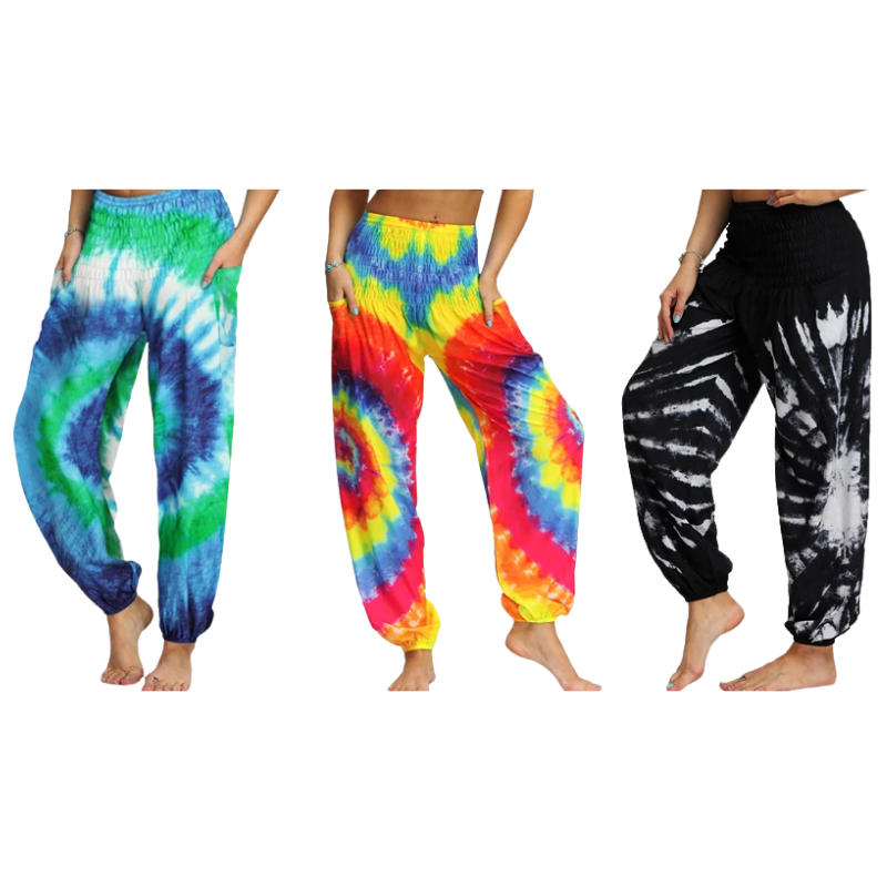 Tie-Dye Harem Pants-My Comfy PantTie-Dye Harem Pants - Image 6