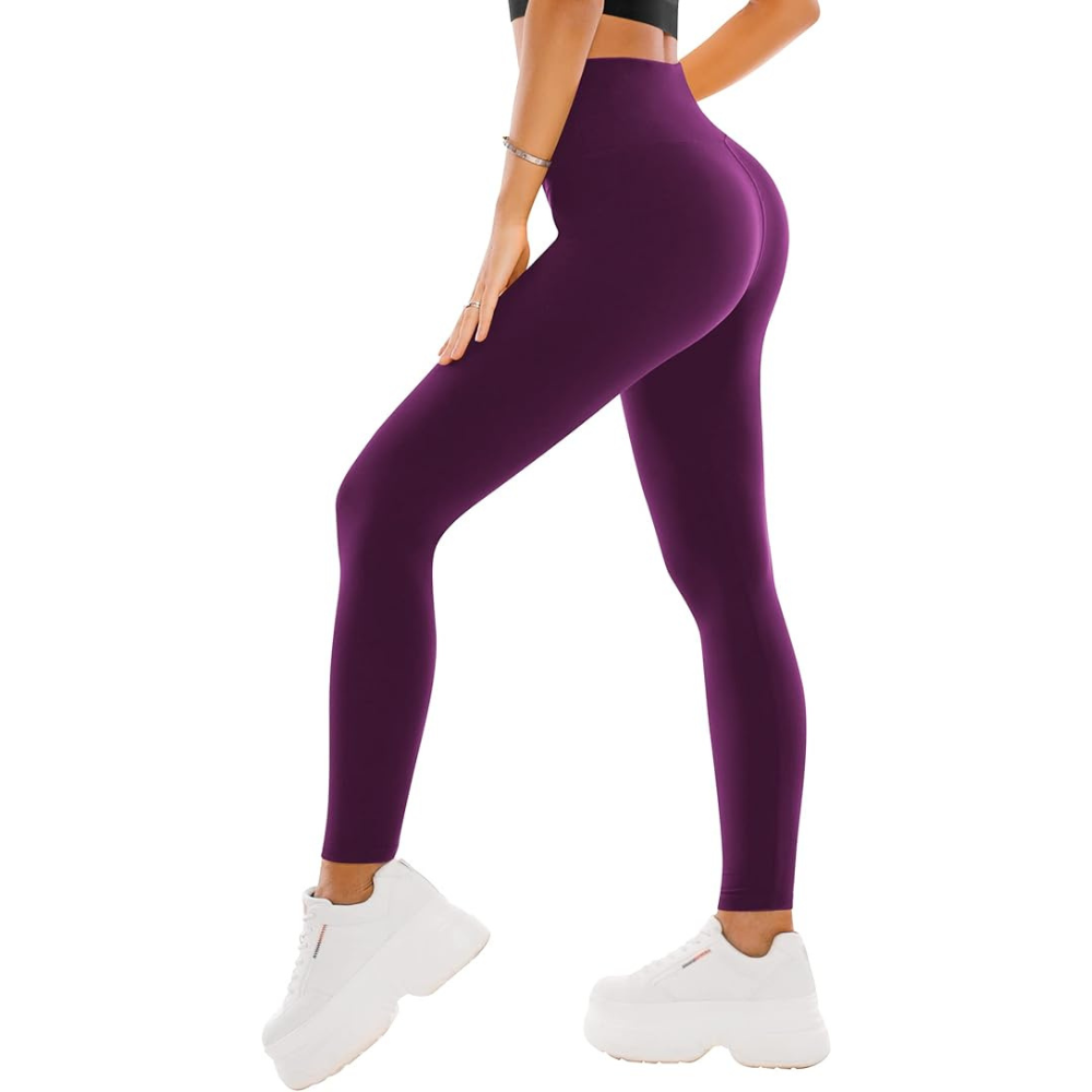 Full Length Yoga Pants With Crossover For Stretch And Comfort-My Comfy Pant