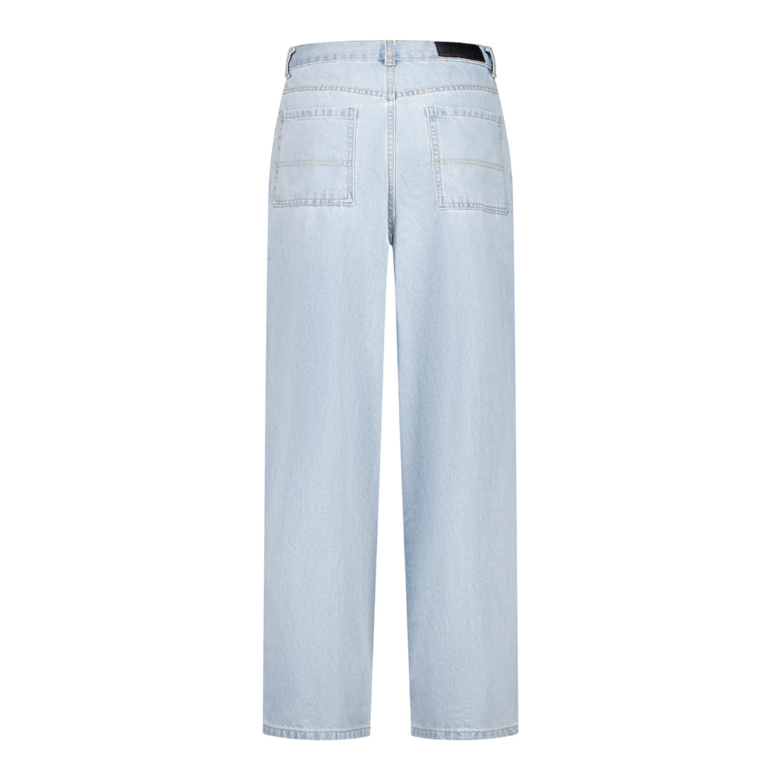 Baggy Denim Zip Fly Pocket Pants