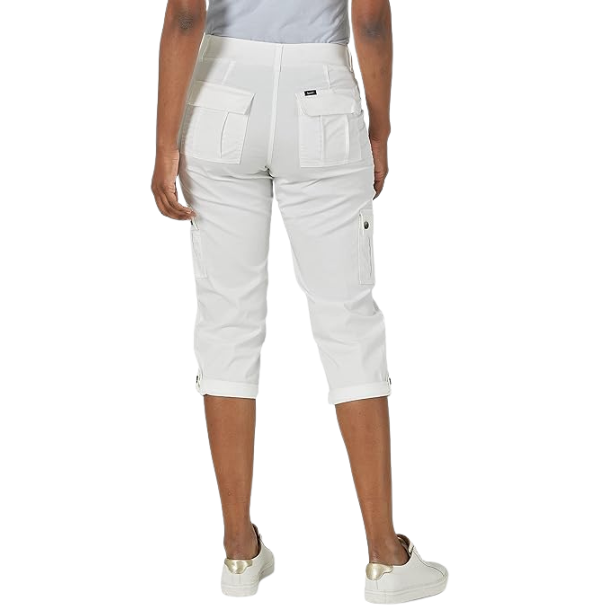 Comfortable And Casual Utility Capri Pants With Pockets For Women