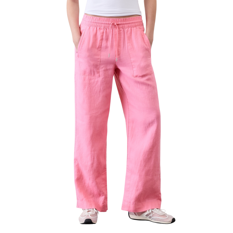 Retreat Linen High Rise Wide Leg Pant-My Comfy PantRetreat Linen High Rise Wide Leg Pant - Image 9