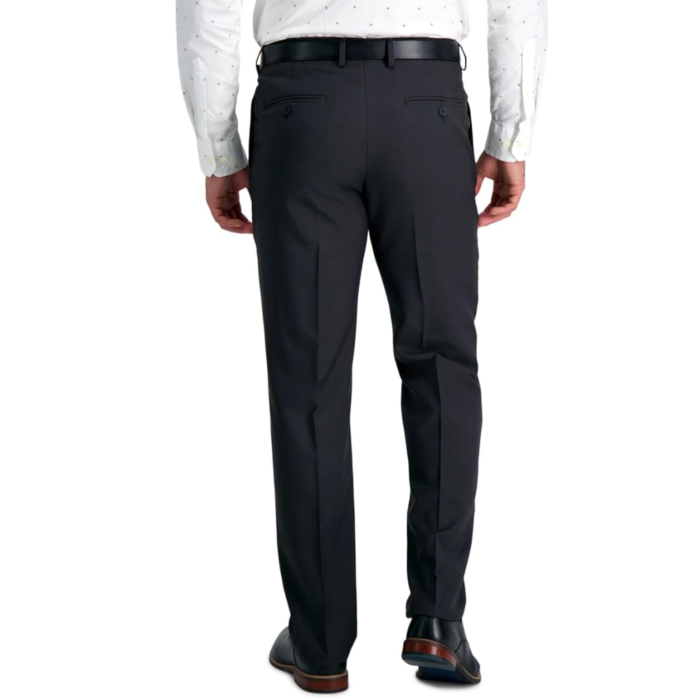 Straight Fit Dress Pants With Flat Front Style For Men