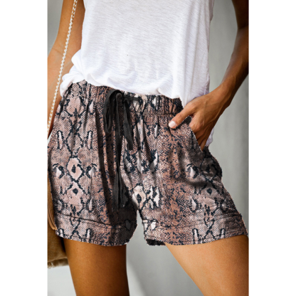 Printed High Waisted Loose Wide Summer Shorts-My Comfy Pant
